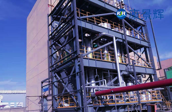 利用錯流工藝的多效蒸發器現場圖